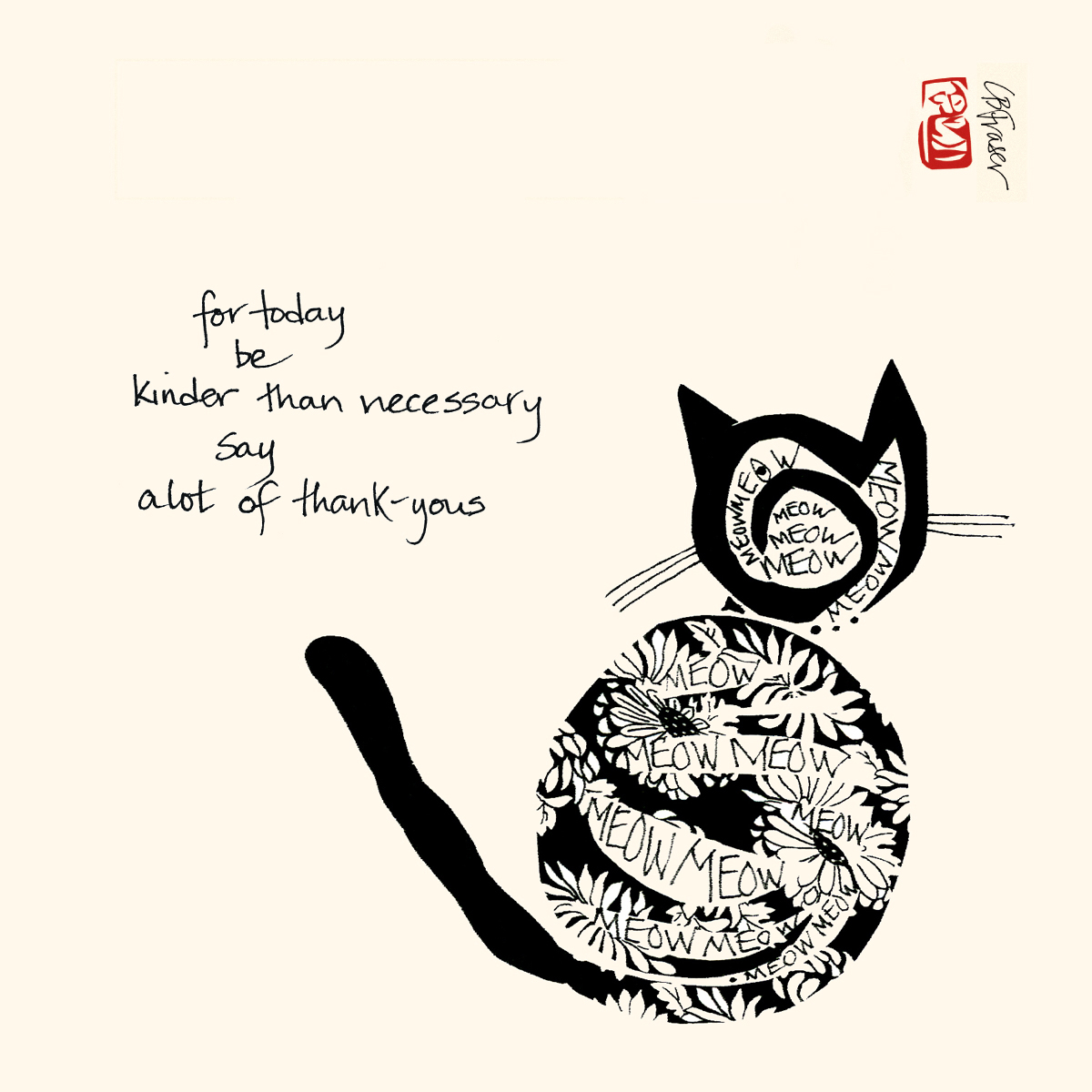 Haiku_Cats's tweet photo. for today, be kinder than necessary, say a lot of thank yous

#Gratitude #November #ThankYou #Kindness #Meow #Cat #Collage #Art #Calligraphy #Original #Weekend #GiveThanks #Compassion #Sunday #CatLovers #Miow #Cats #CatSounds https://t.co/YtZXqXpF1p