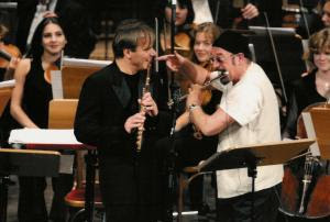 Two great legendary flutists Andrea Griminelli @AGriminelli and Ian Anderson The Best