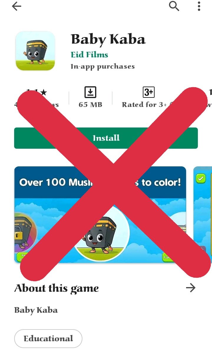 bathanger_khan's tweet photo. Being a Muslim
please Go 4 play store app and search (baby kaba). Press 3 dots press flag a inappropriate and submit report.
#اپنی_زبان_اردو https://t.co/q5MlurqbU7