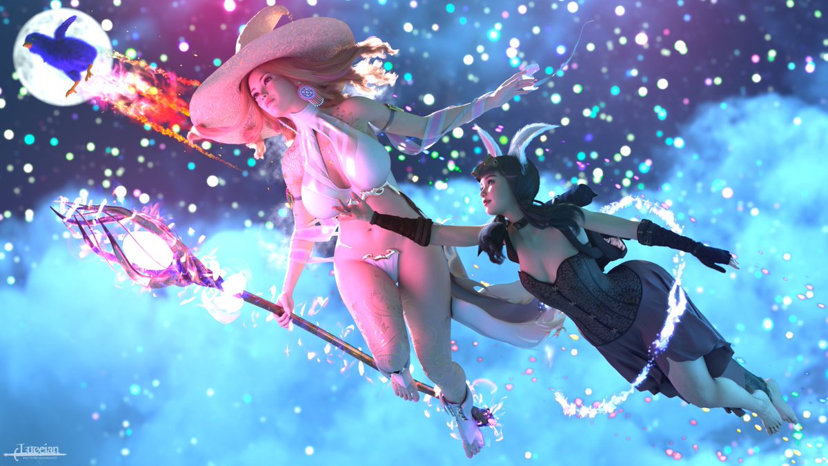 midgard229's tweet photo. Birb and Friends

My rendition of @tetrodini's Kailu &amp; Oreo as well as Birb

 #DAZ3D #CGart #Dart #3Dartist #Blonde #MadeWithDaz #3dx #Blender3d #Pretty #beautiful #Female #Fantasy #Magic #Bird

 Check my NSFW channel:
https://t.co/d1MUz8EbnS

 https://t.co/eIUUWDp3df https://t.co/W1epThXzt0
