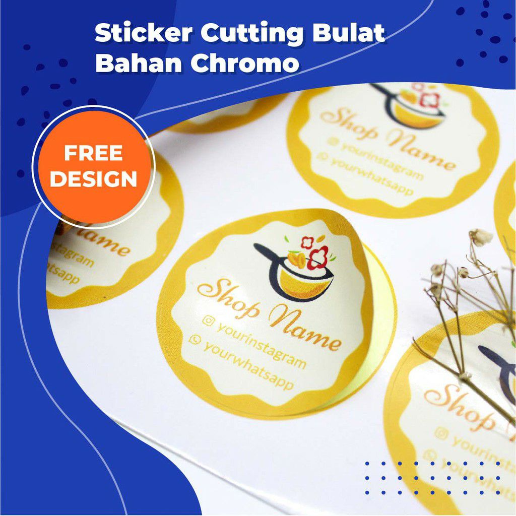 islahmaulida's tweet photo. Cek CETAK STIKER CROMO / LABEL BULAT LABEL NAMA LABEL MAKANAN TOPLES KEMASAN BOTOL MINUMAN CUSTOM KROMO dengan harga Rp110. Dapatkan di Shopee sekarang! https://t.co/WkTd71zvMY https://t.co/c3JWZPH9BF