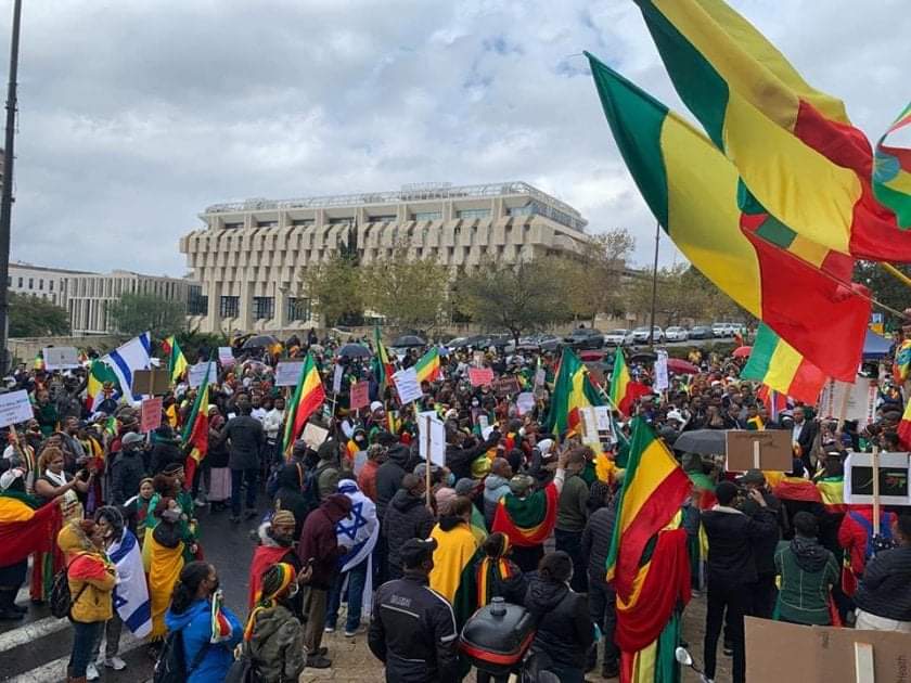 BeleteMG's tweet photo. #NoMore rallies in 
Washington DC, Tel Aviv, Ottawa, Minnesota, and more.
#HandsoffEthiopia https://t.co/l2rmXdmKbd