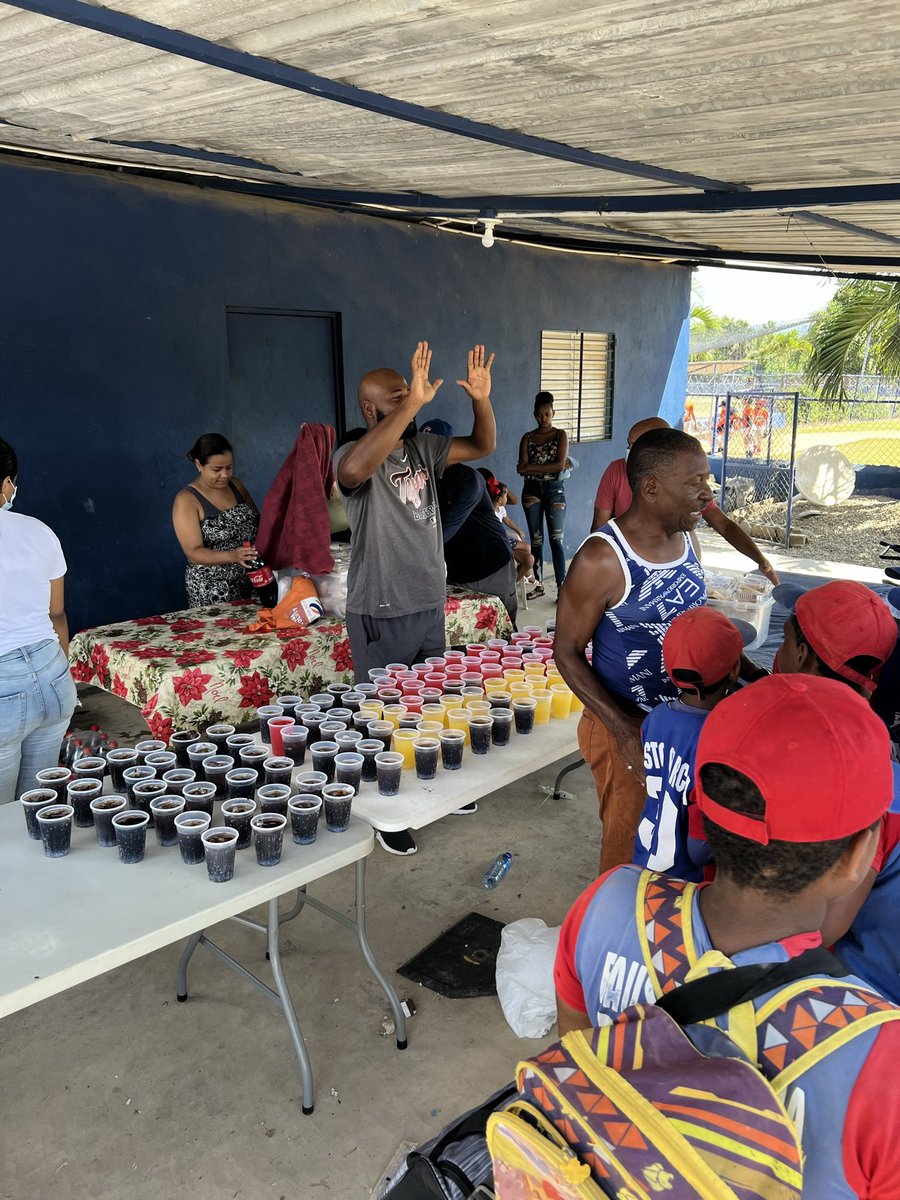 ADGitsme's tweet photo. Equipment donation at the Fausto Garcia baseball academy in Santiago RD. Equipment collected at Galluccio Assoc pro clinic. @joevanmeter @Devine_Mike25 pro pitchers for las agillas. @BaseballCrls thank you! @slimdim23 https://t.co/jdI7YvkfkO