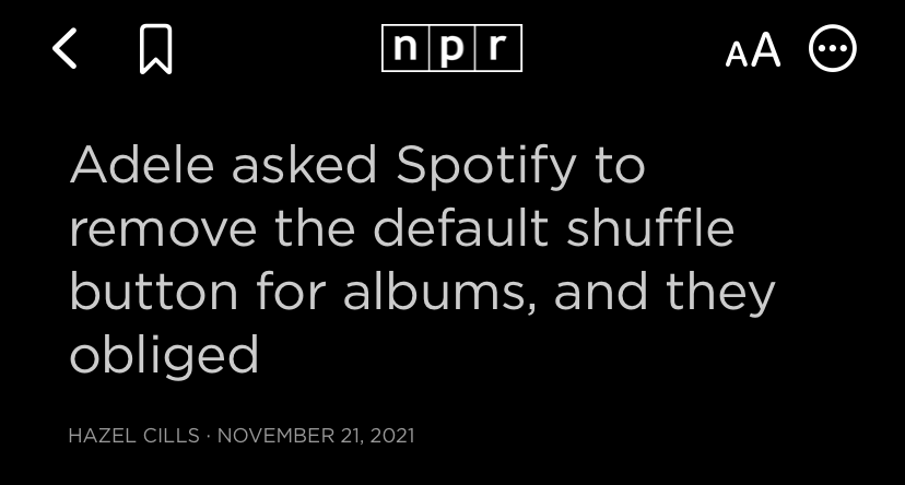 patbrumfield's tweet image. Well this is a pleasant surprise. Never anticipated we’d need Adele to get this change done, but here we are…
