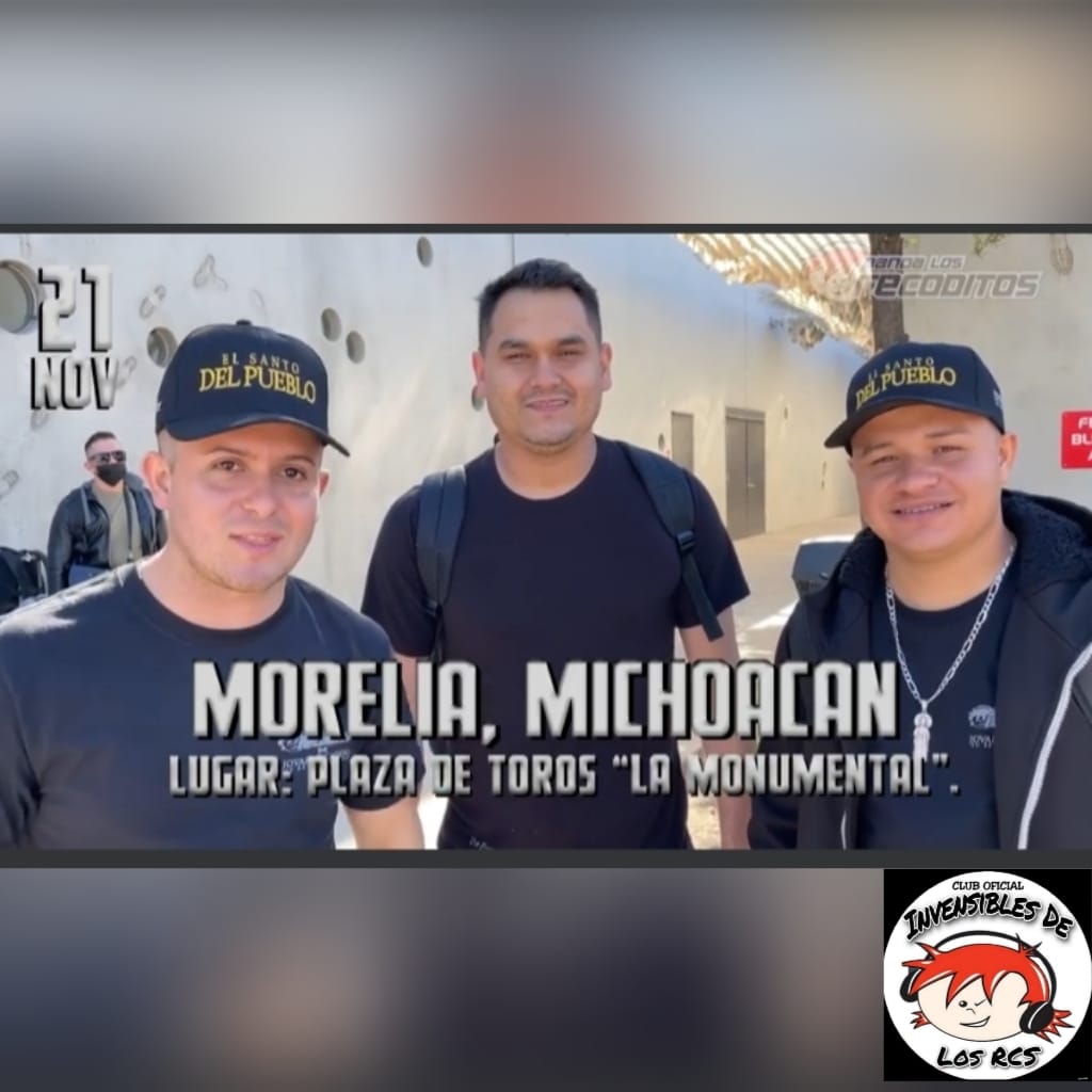 Hoy domingo 21 de noviembre se presenta <a href="/BANDARECODITOSS/">BANDA LOS RECODITOS</a> en MORELIA, MICHOACÁN ven a disfrutar todos sus éxitos, no te lo puedes perder💃🎶👏

<a href="/fuentes_meely/">Meely Fuentes</a>
<a href="/los_rcs/">InvensiblesDeLosRCS</a>
<a href="/ItzelFran18/">Itzel Franco</a>
