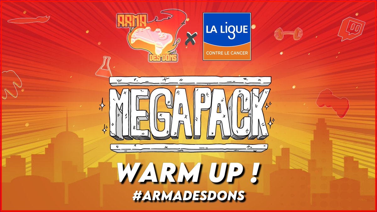 ArmaDesDons's tweet image. On START dés lundi le Warm Up de l'Arma !🔥

Durant toute la semaine, profitez des artistes @Le_BarbeRousse et @FialonMathis de la chaîne Le_Megapack ! ✏️
Ces derniers vont créer une illustration aux couleurs de l'Arma ! 😱

🔽🔽🔽
📽️: twitch.tv/le_megapack

#WarmUpArmaDesDons