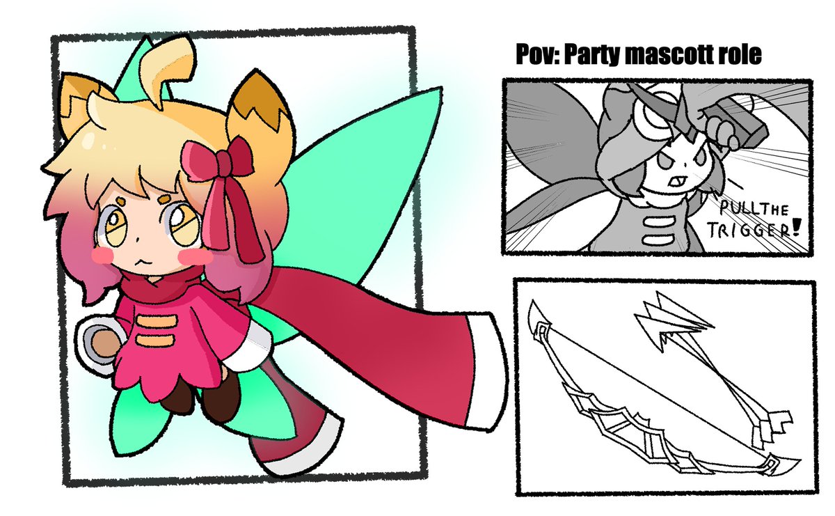 Bunno_robo's tweet photo. Designing fairies (totaly not inspired by Ribbon from kirby)
#characterdesign #characterart #dndart #Fairy #didievertoldyou #thedefinition #ofinsanity
#Chibi https://t.co/4nKUa9qKDW
