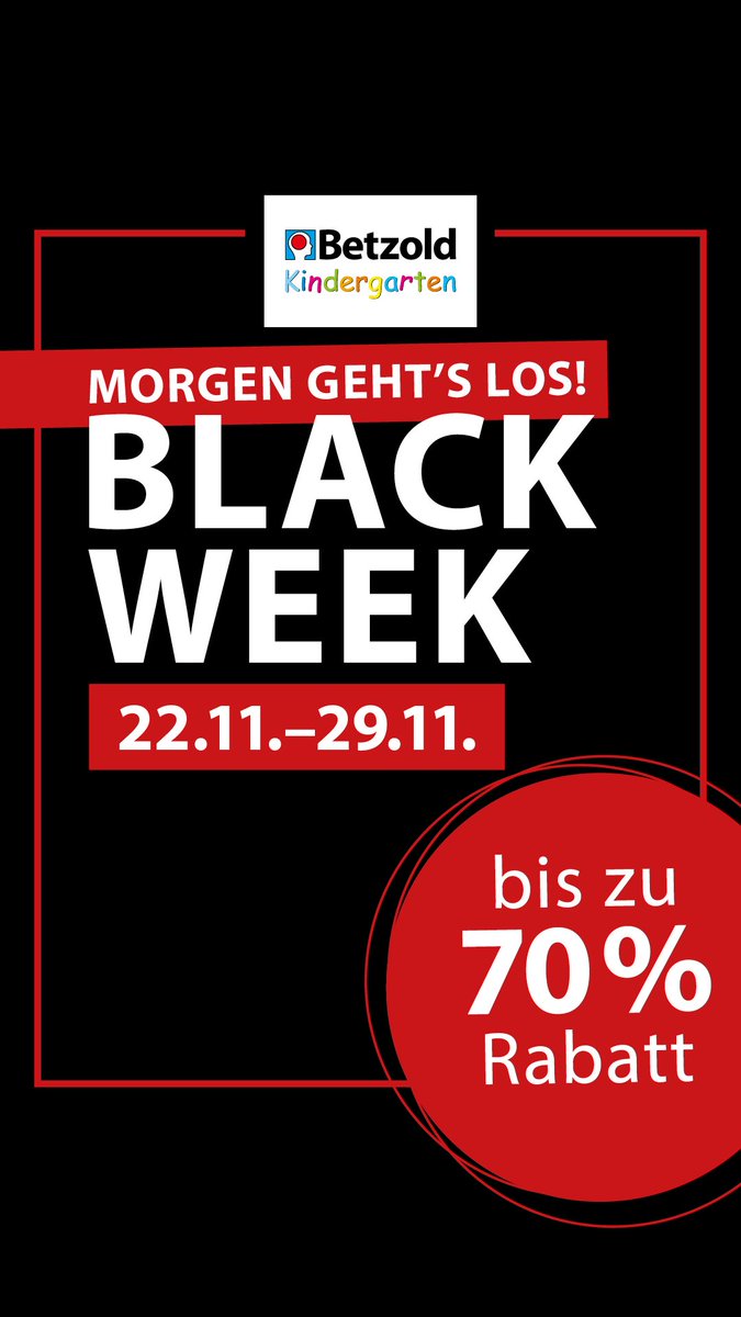 Cuchidiy's tweet photo. Ab morgen gibt es bis zu 70% auf Produkte bei @betzold_kiga. Ich habe dort alles für die Forscherparty bestellt damals! #BlackFriday https://t.co/0W4VtUerRx