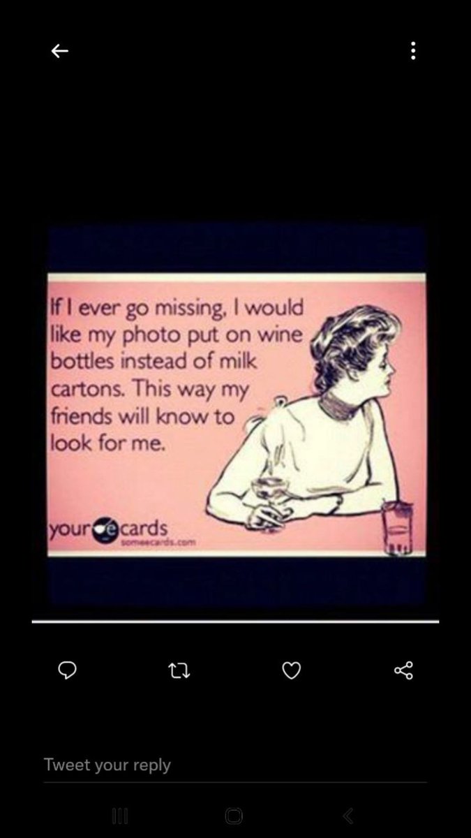 dorcypruter's tweet photo. Truth! #winetext wino @KiloKathy make sure @garyvee distributes my picture on wine text lol https://t.co/vRkSb5UFnz