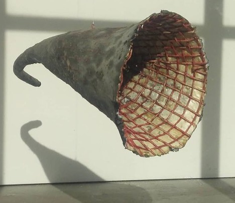 NatBasketOrg's tweet photo. Telcocci works primarily with found and foraged materials. See more of the show at our IG and FB posts for this Sunday https://t.co/KHAgpnH92n https://t.co/2yC232wUKH