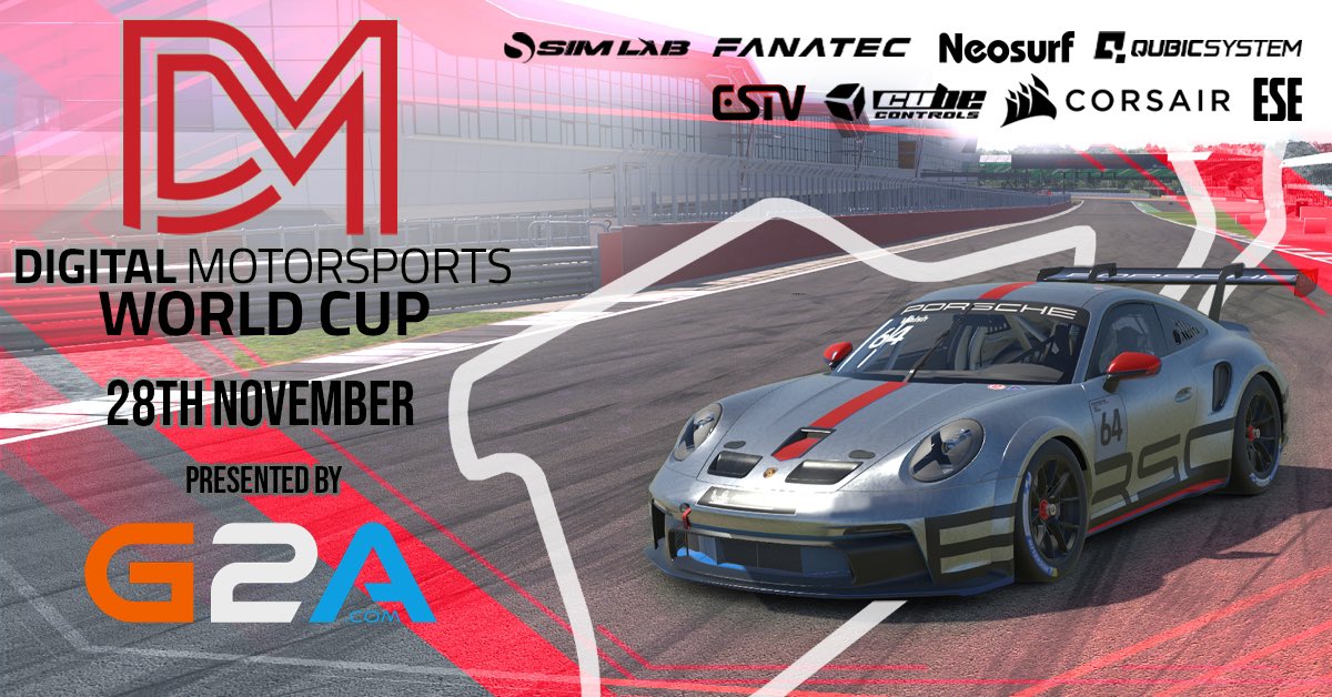 ldusoswa's tweet photo. 6 days… 

#DMWC #DigitalMotorsportsWorldCup #G2A #Corsair #simlab #cubecontrols #qubicsystem #fanatec #ESEentertainment #neosurf #ESTV #iracing https://t.co/OPHQqgTdLN