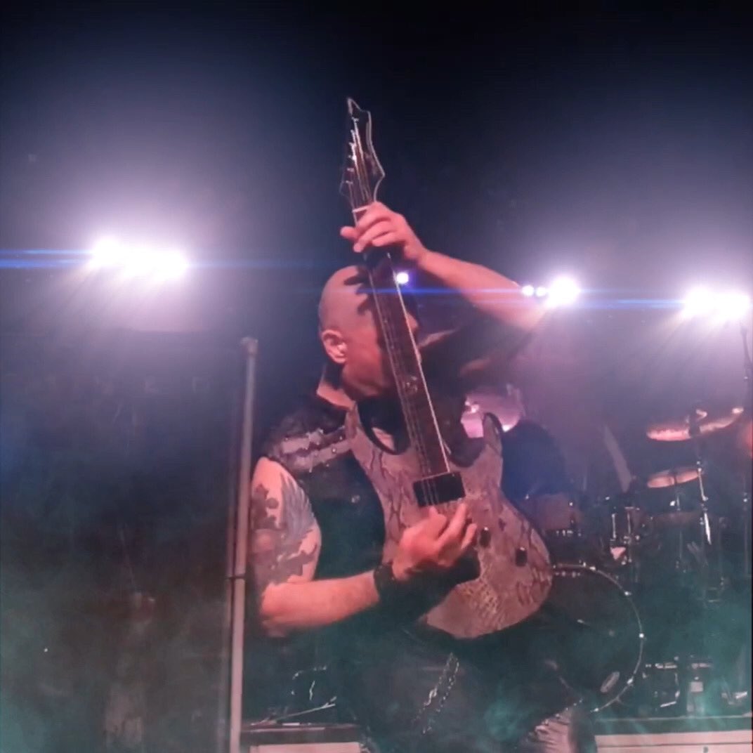 Restrayned01's tweet photo. #throwback I think this was from our Not Human CD release show. Hoping to get back on stage in 2022. I miss you all! #guitar #guitarist #restrayned #rock #rockband #rockmusic #metal #live #concert https://t.co/BP4b2XAXGb