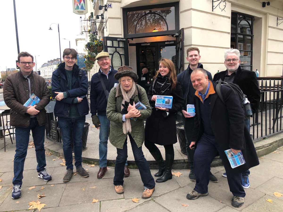 VauxhallTories's tweet photo. Great to cross the river and campaign with friends from @CLWCA in #VincentSquareWard in #Pimlico this weekend on our @ToryCanvass. #VoteConservative https://t.co/t2g8lUG2ML