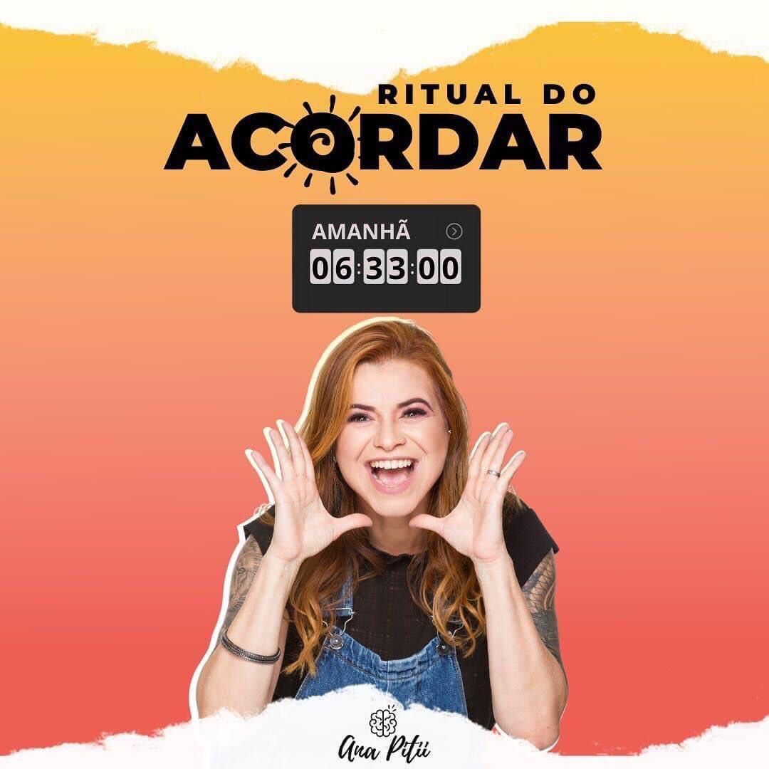 Comece a sua semana do jeito certo e coloque seu celular pra despertar! ⏰

De segunda à sexta-feira, às 6h33, você tem um encontro marcado com a <a href="/anapitii/">Ana Piti - Mentora Financeira</a> no #RitualDoAcordar, em uma live no instagram. Com foco e determinação vamos juntos!

 #AnaPitii #RitualDoAcordar
