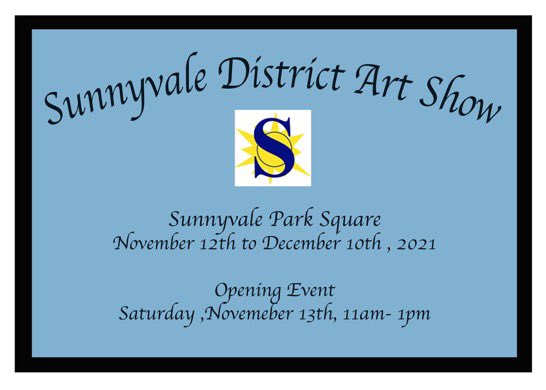 Check out our first district art show over thanksgiving ! <a href="/SunnyvaleISD/">Sunnyvale ISD</a>