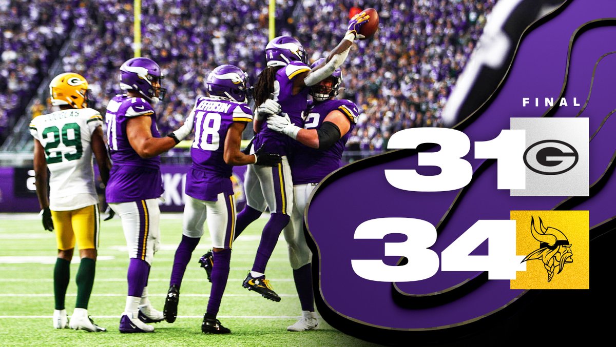 Did the #Vikings win?

They were victorious.