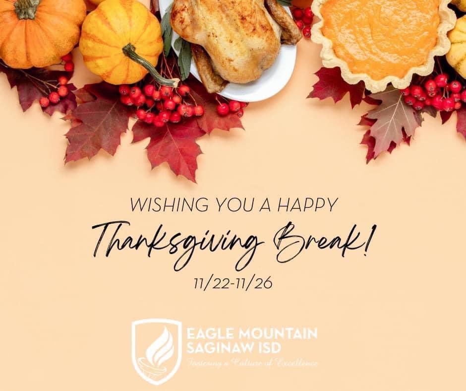 We are so thankful for our <a href="/Dozier_Elem/">Dozier Elementary</a> students, families and staff. We hope everyone has a wonderful break and a very Happy Thanksgiving! #weareDES #EMSProud