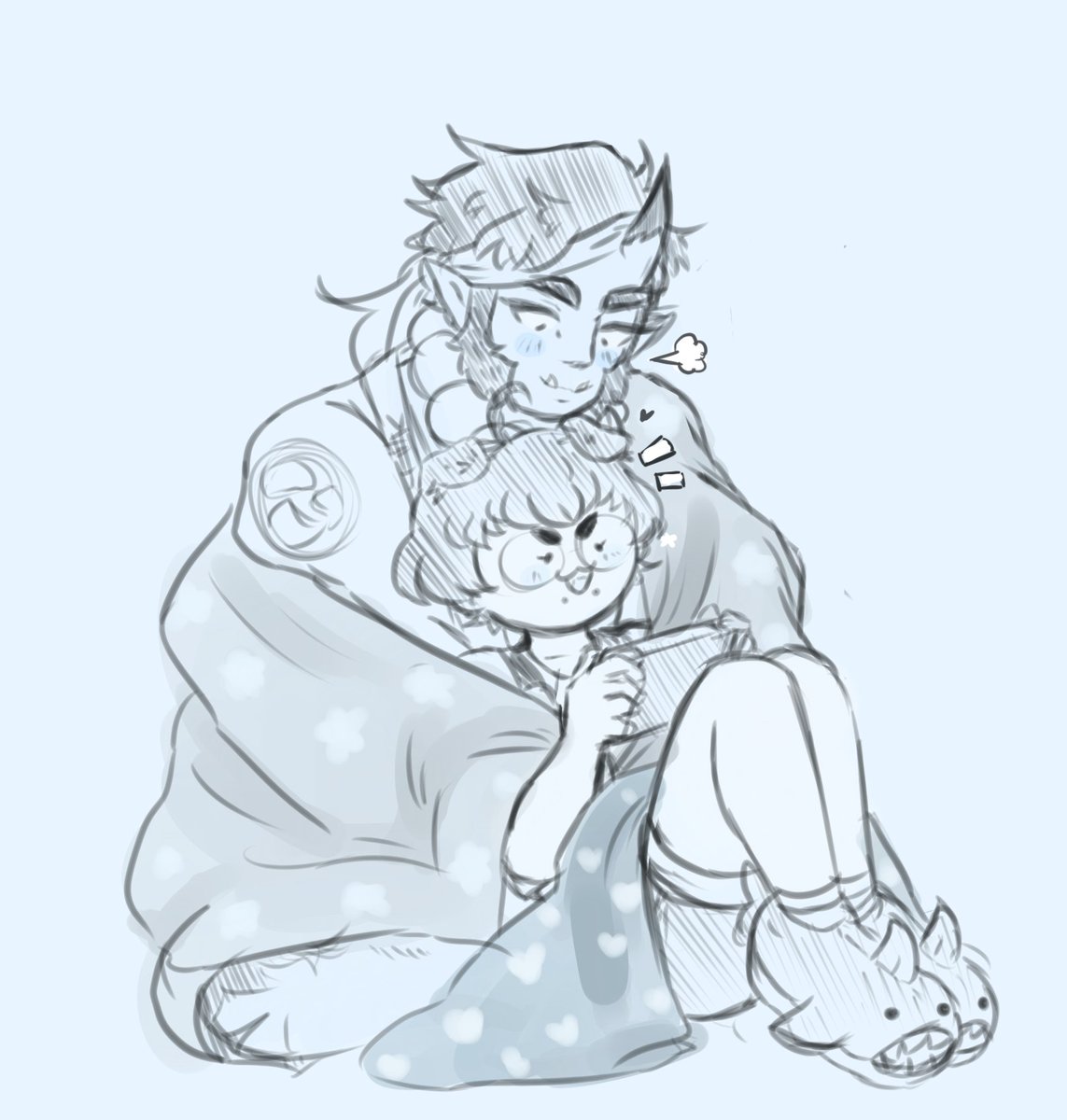 PupberVT's tweet photo. first two of the blankee scribbles, more to come tomorrow! #DrawFaye / #Kajillust https://t.co/5tbykzN21q