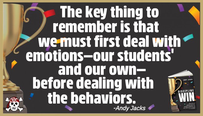 It's so easy to take things personally and get caught up in behavior that escalates conflict. When we do that, nobody wins. #DisciplineWin by <a href="/_AndyJacks/">Dr. Andy Jacks</a> is a different and more humane approach...and also more effective. amazon.com/Discipline-Win… #dbcincbooks #leadlap #tlap