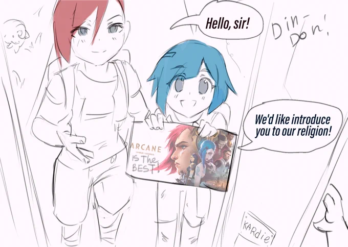 I want to show how much I love Arcane and created this comic 