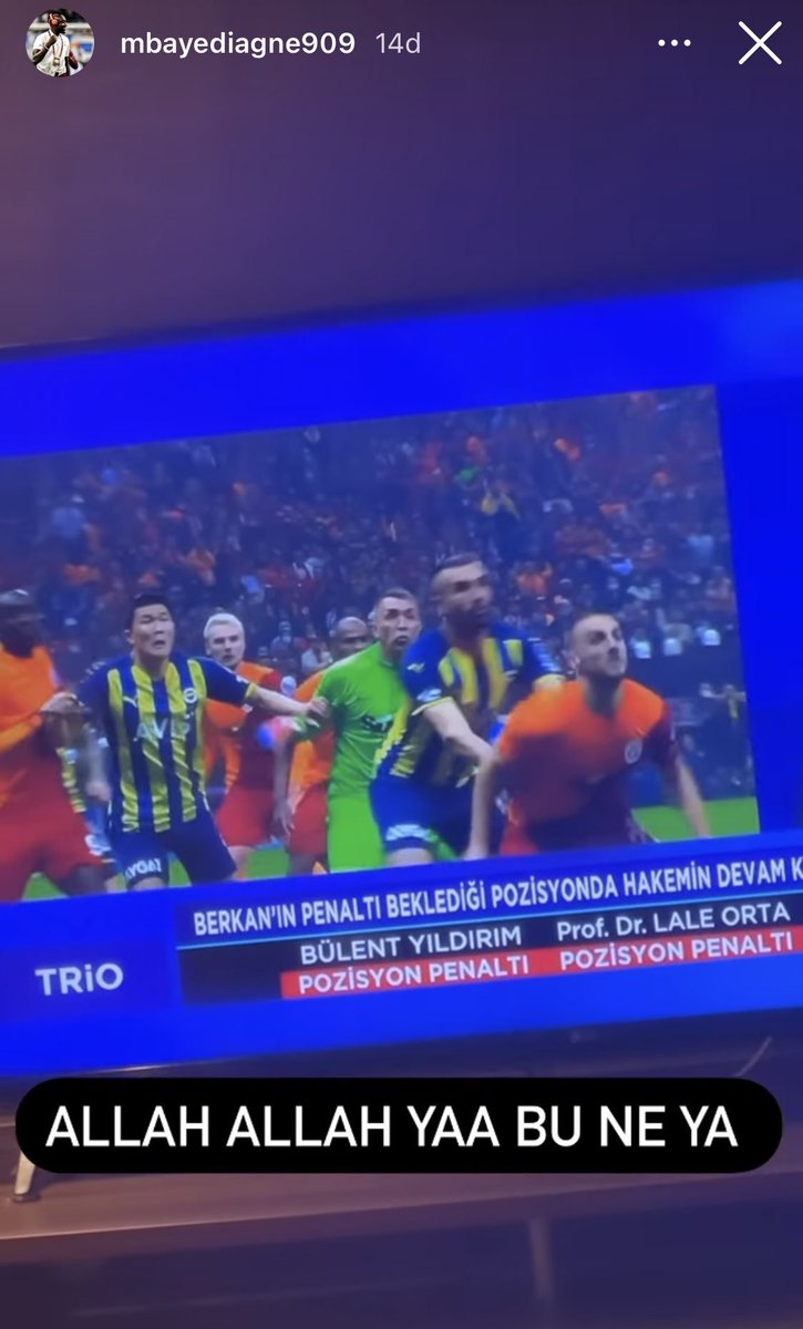 Mbaye Diagne'nin paylaşımı👇