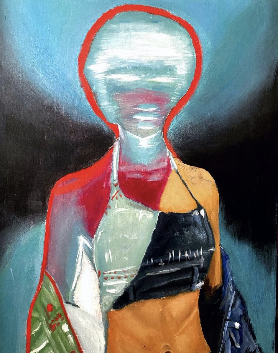 TheArtsmind's tweet photo. “Not my final form” pt 2 
Oil on canvas,  40x36 https://t.co/RzboFYOwov