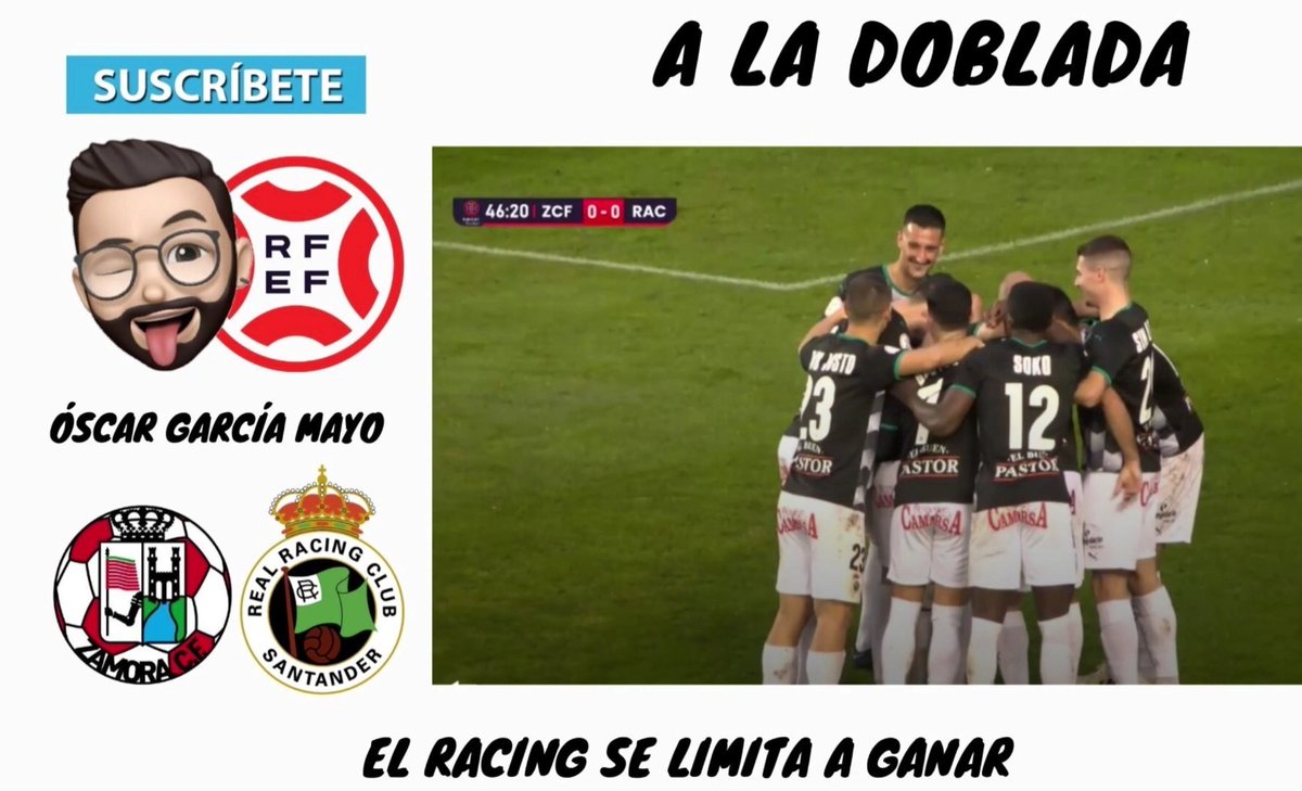 🎥 Comentario 1️⃣5️⃣7️⃣ | ⚽ <a href="/ZCFoficial/">Zamora CF</a> 0-3 <a href="/realracingclub/">Real Racing Club</a>: El Racing se limita a ganar

🚨 SUSCRÍBETE 👈🏽

🔗 youtu.be/2t_aLcPNJKM