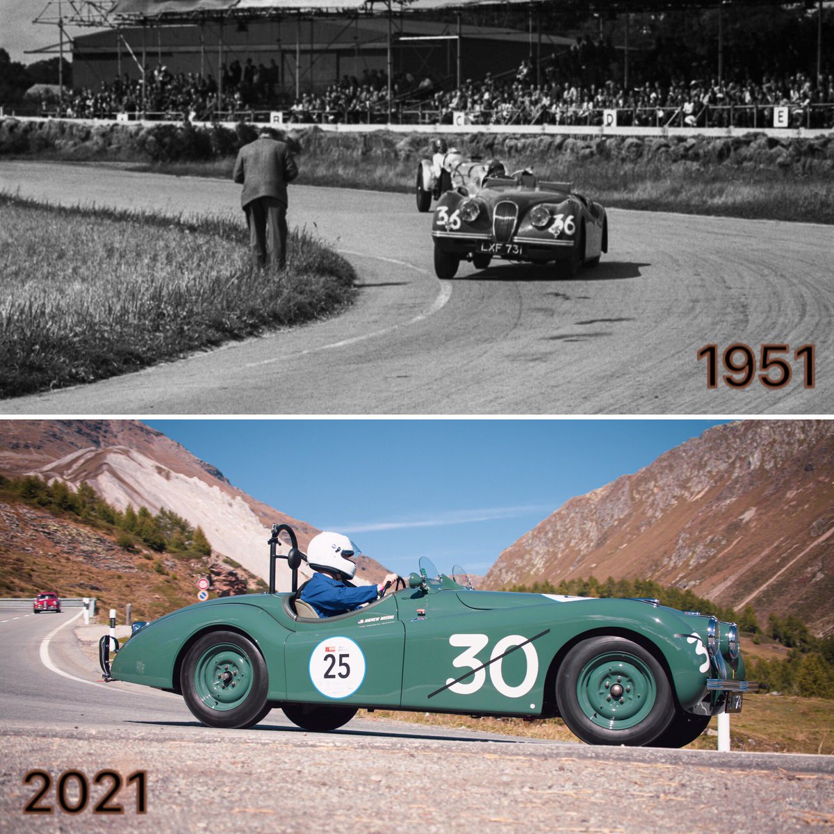 JDIconic's tweet photo. Our lovely ‘1950 Jaguar XK120 Competition Roadster’ is a significant historic Jaguar raced in period by the late, great Duncan Hamilton.

#jaguar #xk120 #duncanhamilton https://t.co/bYhrvOP27K