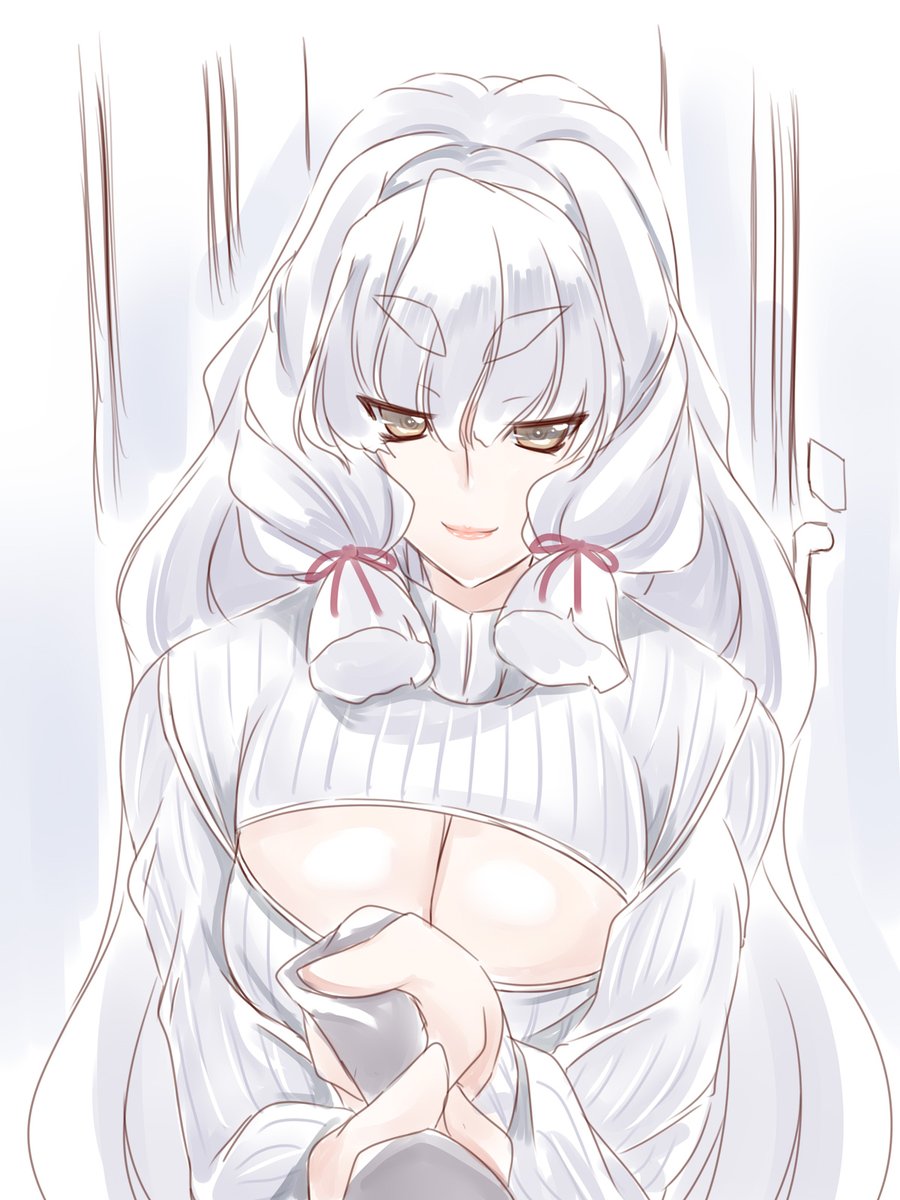 Д◎)  おは叢雲 「ネクタイ歪んでるわよ…ったく、しっかりしなさいよ?」
#描いてみた #叢雲さん #いい夫婦の日 