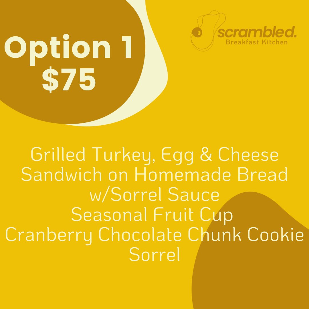 ScrambledBfast's tweet photo. You snooze you lose! Our Christmas boxes sold out! Sign up for our mailing list (link in bio) so you don't miss out on the next one ๐
#scrambledbk #breakfastfam #trinichristmas https://t.co/Skspw28GgW