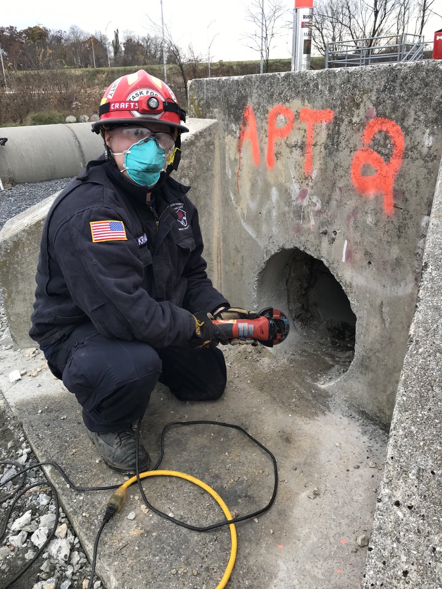 Lt Nick Kramer at today’s regional exercise at HACC.