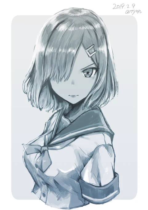 #見た人も無言で青い何かをあげる 