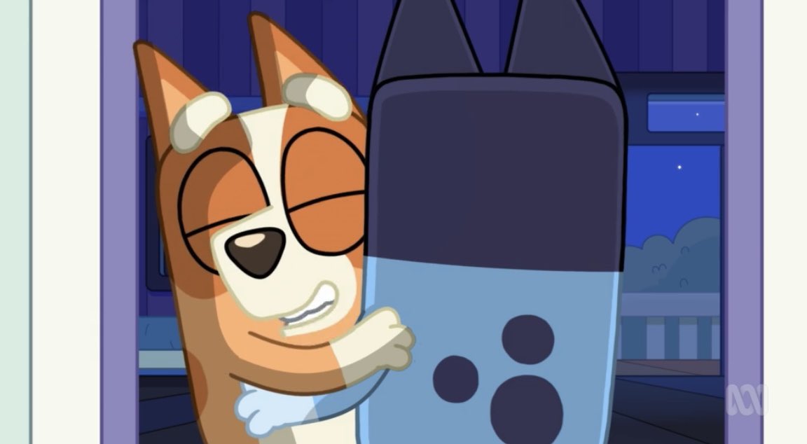 BingoHeeler's tweet photo. #bedroom What did you think? Hits all the feels in S3 Ep1 🧡🐾🧡 @OfficialBlueyTV @ABCTV #bingo #bluey https://t.co/7WpQN3K9rq