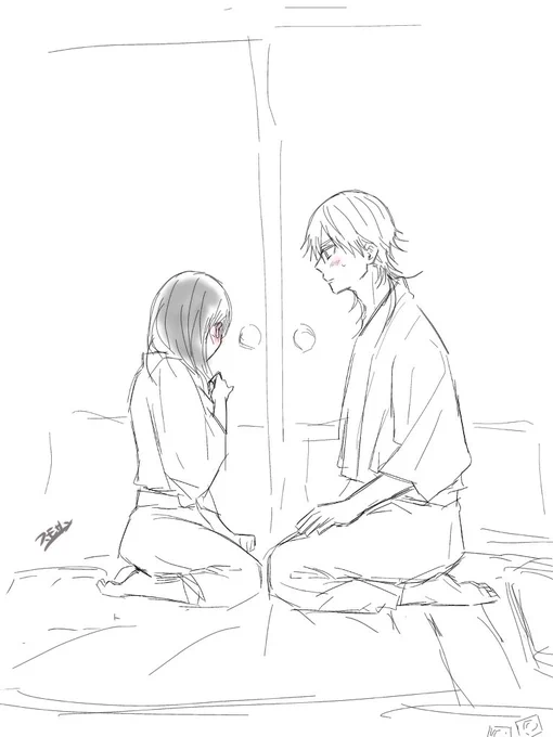 iiふうふの日新しくネタ思いつかんから過去絵再掲鶴さに 