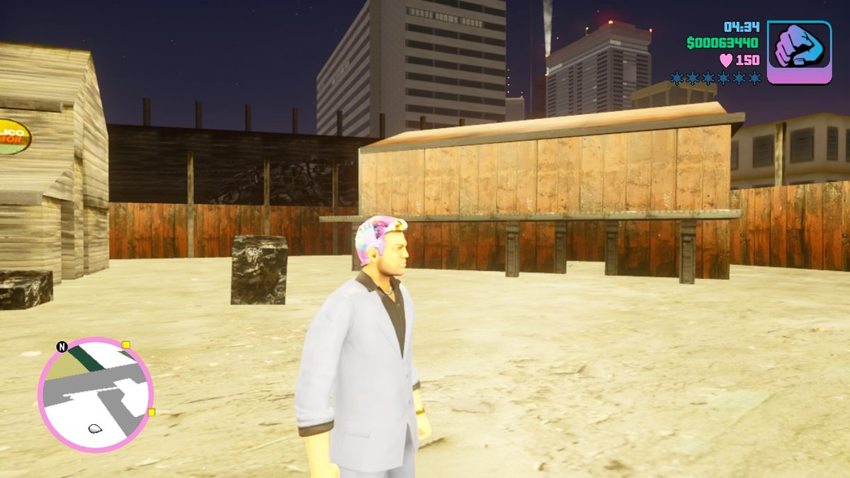 ZAXSNAX1's tweet photo. I failed the gun runner mission too many times and was cursed with the versetti disco cut. #gtavicecity #NintendoSwitch https://t.co/2Q8qPlc2pO