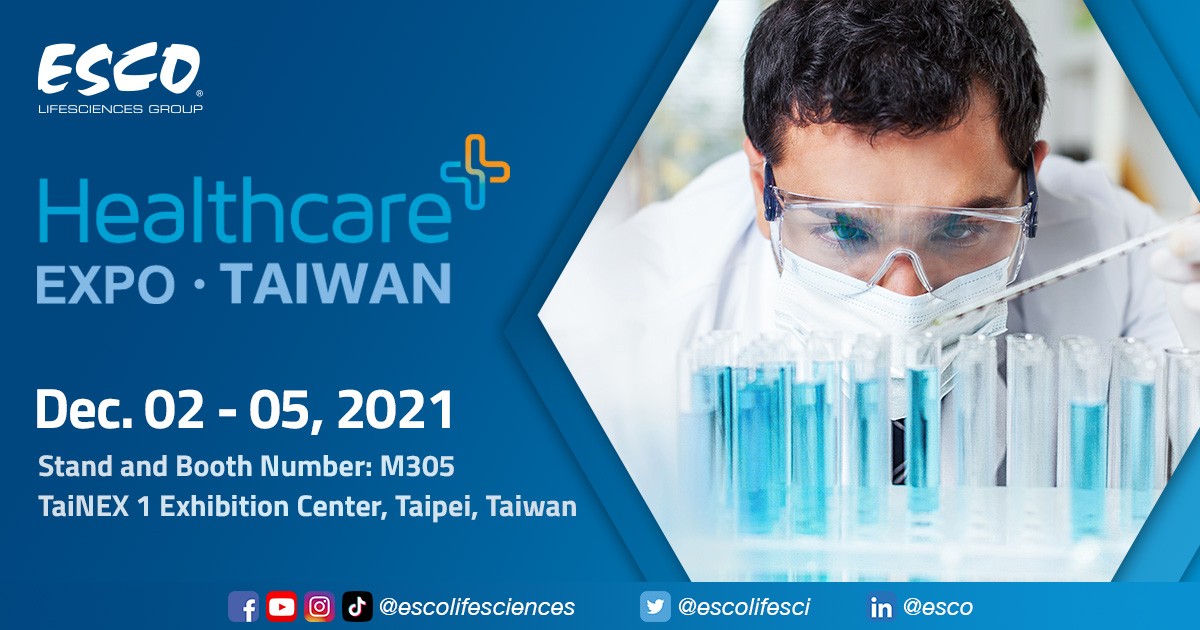 EscoLifesci's tweet photo. After the successful #ArabLAB2021 event, we are yet again joining another one.
#EscoLifesciences will be at the Asia Pacific’s signature expo—the Healthcare+ Expo Taiwan. We hope to meet you there!
Learn more: https://t.co/R5hG14FfyM
#Taiwan #event #exhibit #convention #expo https://t.co/6hOtBYJOeL