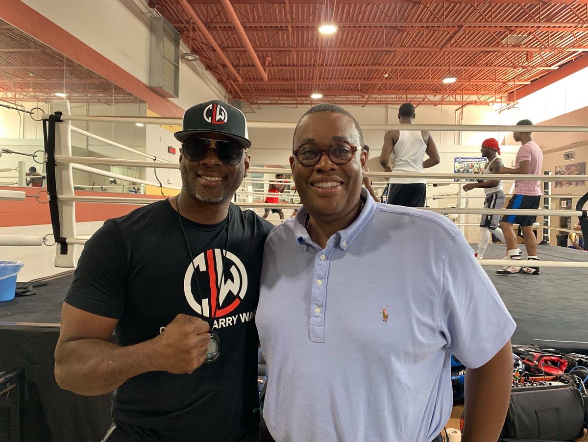 CouncilmanCrear's tweet photo. Congrats @ShowtimeShawnP on an amazing career. You, Coach Kenny & my frat Brother @coachlarrywade made history From high school football standout, Golden Glove & 2x welterweight Champ, you have had a stellar career.
We salute you Champ!
#ShawnPorter #LarryWade https://t.co/TiO6KEb4oe