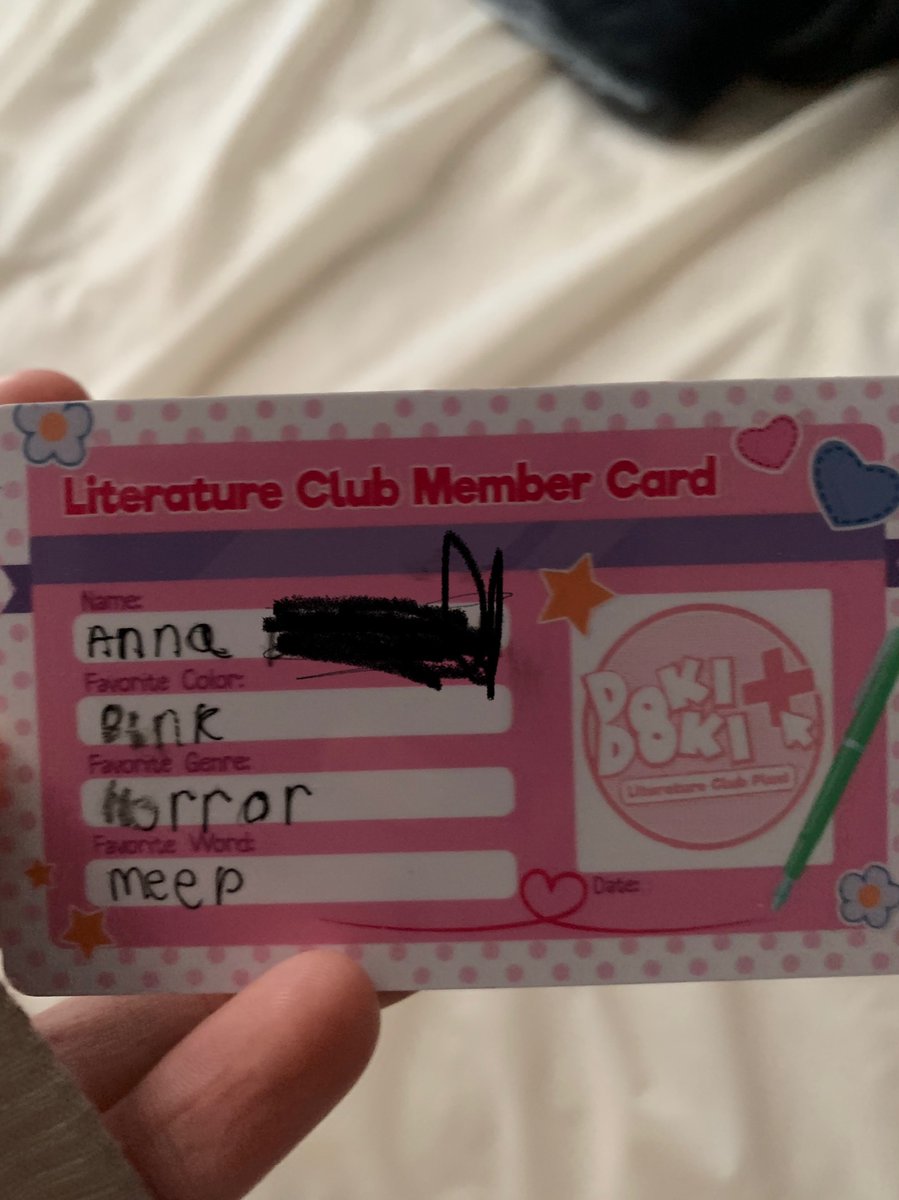Meepmeep234's tweet photo. I’m officially part of the literature club!!!! https://t.co/FN5whMy5DM