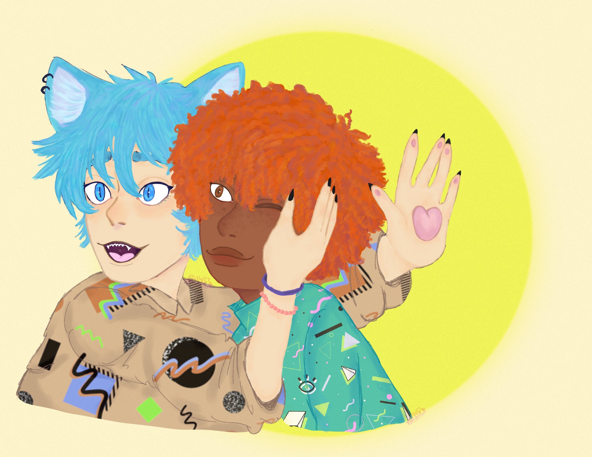 alysa 🌈🇲🇽 on X: Decided to draw Gumball and Darwin as humans