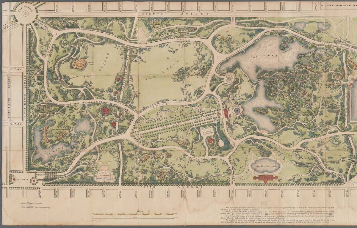 Day 24 of the #30DayMapChallenge:  Historical Map…This historical design map of #Central Park in NYC from John Bogart and Otto Sibeth demonstrated the detail and work put into creating a park that 150yrs later slill amazes with tranquility amongst chaos. #FavoritePlaces