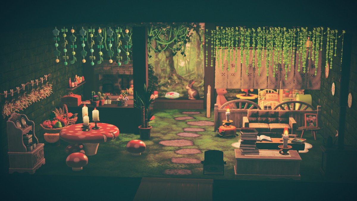 CrossingAria's tweet photo. casa Melba por dentro #ACNHDe #HappyHomeParadise #ACNHDesing #AnimalCrossing #ACNH #NintendoSwitch https://t.co/mhVa4oCPpN