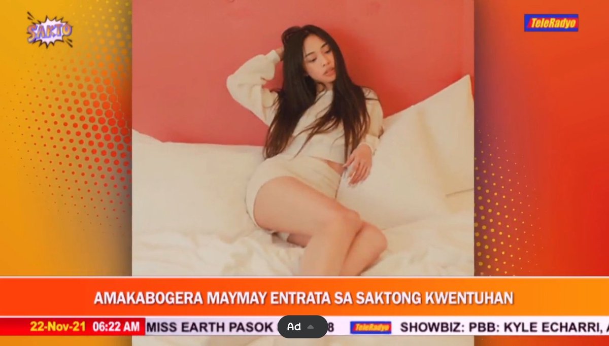 mwtrendsetter's tweet photo. Abangan ang SAKTOng kwentuhan with #AMAKABOGERA @maymayentrata07! 

Ilang minuto na lang!

MPOWEREDMAYMAY ON SAKTO

#MayWard
@Barber_Edward_ https://t.co/b0hzUBsjmA