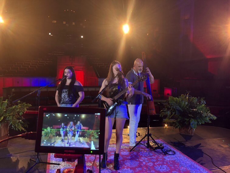 _lowolf_'s tweet photo. Excited to share something special from the other day~
Had a wonderful time at Hilo Palace Theater filming a new song I recently wrote alongside my dear friends Earl and Seda.
Here are some BTS photos.
The video will be released on January 5th, 2O22
Stay posted for the release 🐺 https://t.co/pWacyStCN7