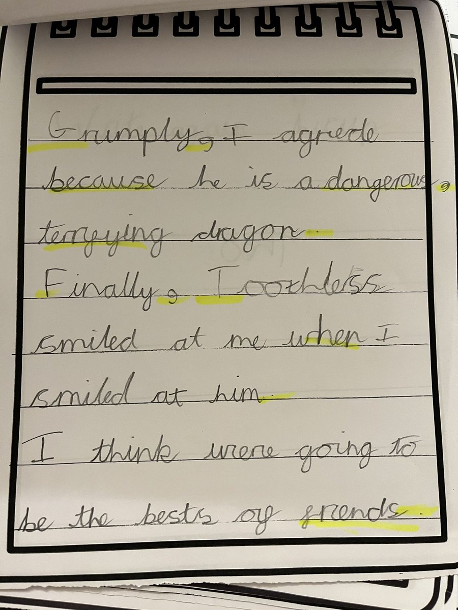 Teacherlife1010's tweet photo. So amazed that this was one of the assessed pieces of writing, written by one of my amazing year 2’s last week! #ks1writing #greaterdepth #amazing #proudteachermoment #year2writing https://t.co/XRAKTcmmu8
