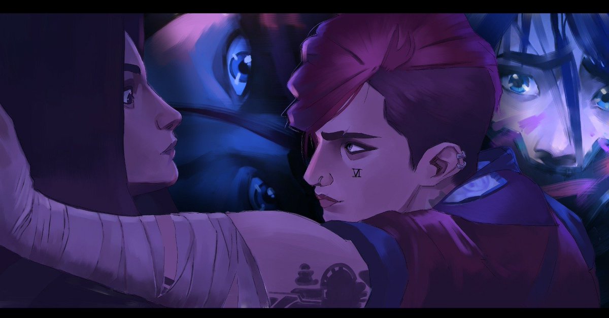 limepencil's tweet photo. Finished watching arcane!! Had to do a color study #Arcane #LeagueOfLegendsFanArt #colorstudy #vi #Caitlyn https://t.co/Xkf9TeXDlR