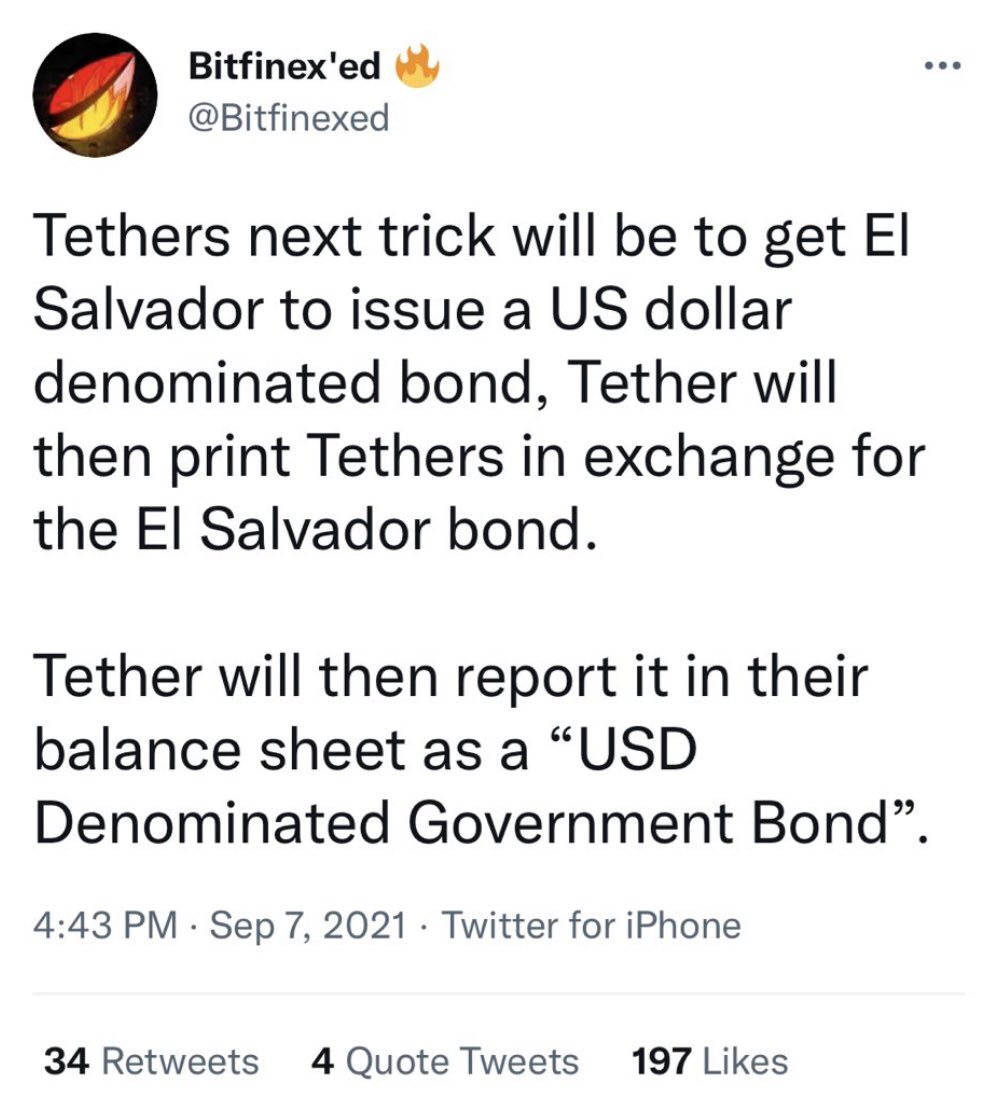 What the fuck did I tell all you guys? Bitfinex and Tether are the most predictable frauds in history.

I’m not a genius, these idiots are just that obvious.