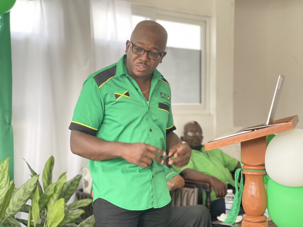 pcharlesjr's tweet photo. Just wrapped up our successful #SouthEastClarendon Constituency Virtual Conference ✌🏾🔔 
-
-
#SouthEastClarendon #Clarendon #Constituency #Jamaica #JamaicaLabourParty #JLP #BuildBackStronger #RecoveringStronger https://t.co/4IAbioicNx