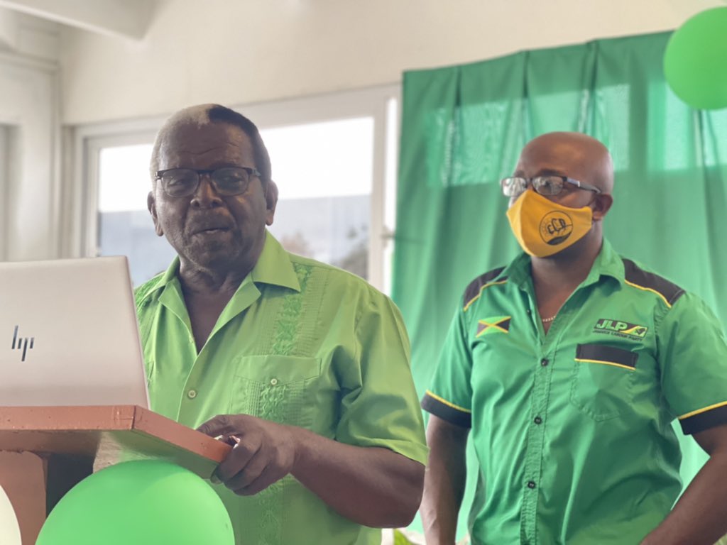 pcharlesjr's tweet photo. Just wrapped up our successful #SouthEastClarendon Constituency Virtual Conference ✌🏾🔔 
-
-
#SouthEastClarendon #Clarendon #Constituency #Jamaica #JamaicaLabourParty #JLP #BuildBackStronger #RecoveringStronger https://t.co/4IAbioicNx
