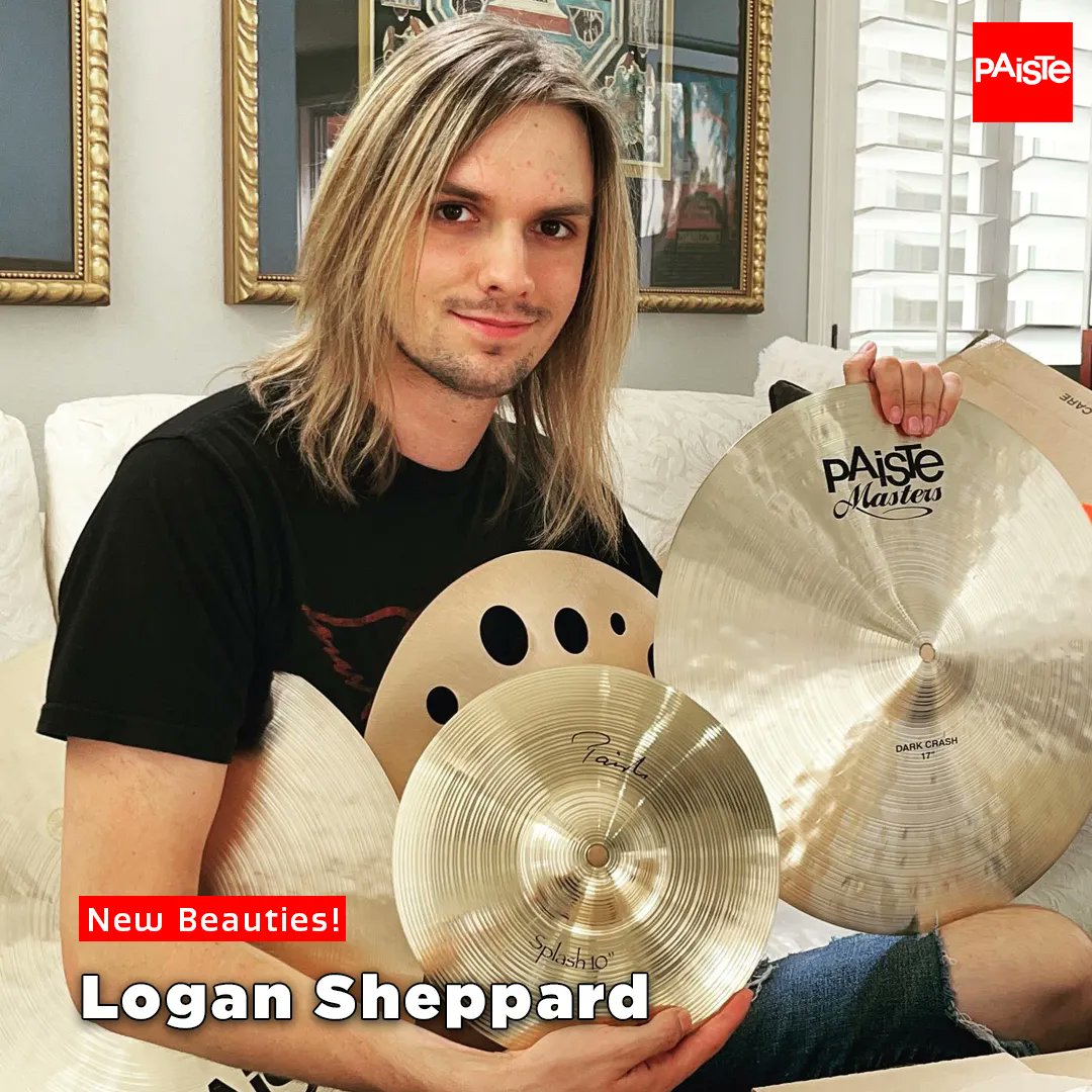 Paiste Artist Logan Ellis Sheppard and his brand new babies. Logan seems to have made the right choices. 😉 👌 

#paiste #paistecymbals #cymbals #paistefamily #schlagzeug #handcrafted #drums #drum #drumming #drummer #drumset #bateria #drummerlife #drumsdaily  #logansheppard