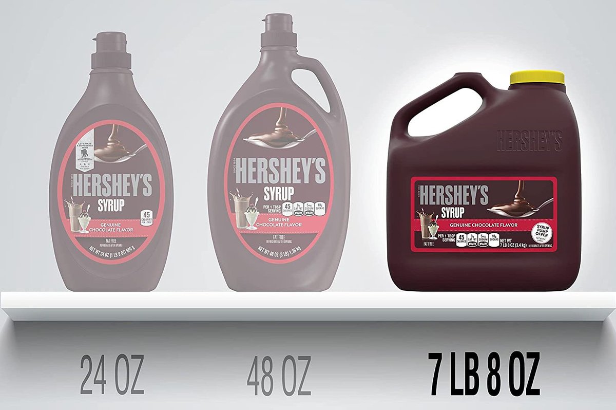 Nintendeal's tweet photo. 7.5lbs of Hershey's Chocolate Syrup is only $8.96 on Amazon: https://t.co/2tnLvF3sHS #affiliate https://t.co/ld2YvJ8x2w